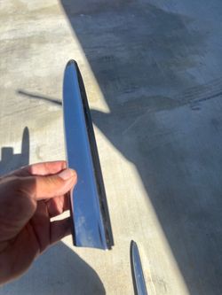 1957 Chevy rear fin stainless trim