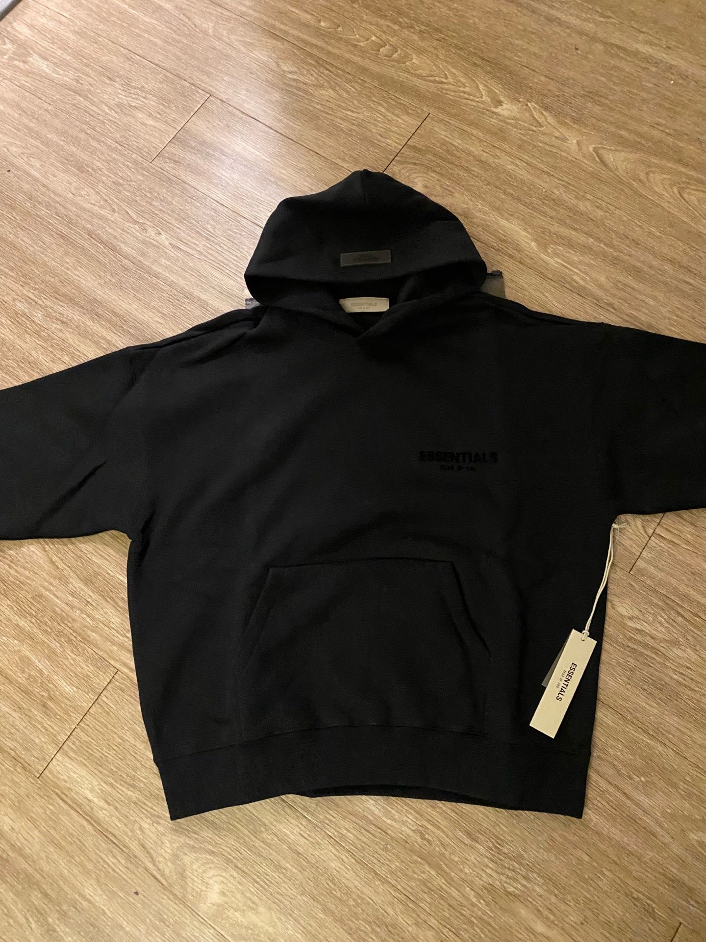 Essentials Fear Of God Black Hoodie