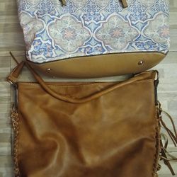 2 Large Hand Bags