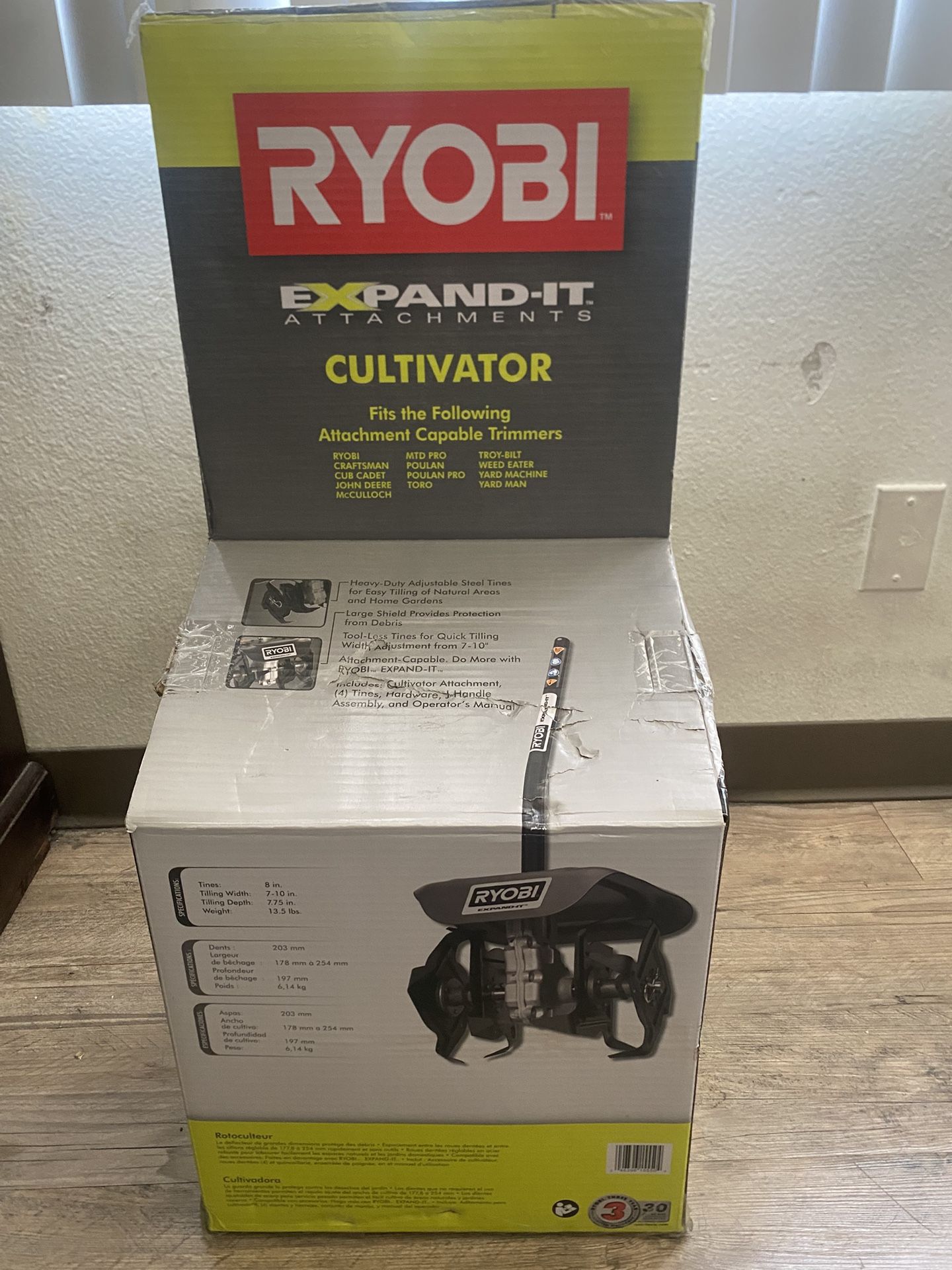 Ryobi Cultivator Expand-It Attachment Tiller