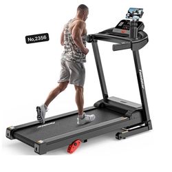 3.7HP Folding Treadmill for Home w/ APP Control, 300lbs Capacity, Adjustable Incline, 64+7 Programs, Bluetooth Speakers, Electric Treadmill Running Ma