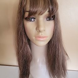 Long Hair Wig Topper Synthetic 