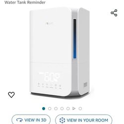 Humidifiers for Bedroom Large Room, Ultrasonic Cool Mist Humidifier for Baby Plants Quiet, 4L Top Fill Humidifier with Essential Oil Diffuser, Vaporiz