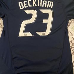 L adidas david beckham #23 LA Galaxy Away jersey