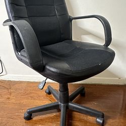 Revolving Office Desk Chair (Black)