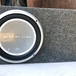 12 Inch Rockford Fosgate P2 Subwoofer With Ported Box