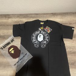 A Bathing Ape Baby Milo Crome Hearts shirt
