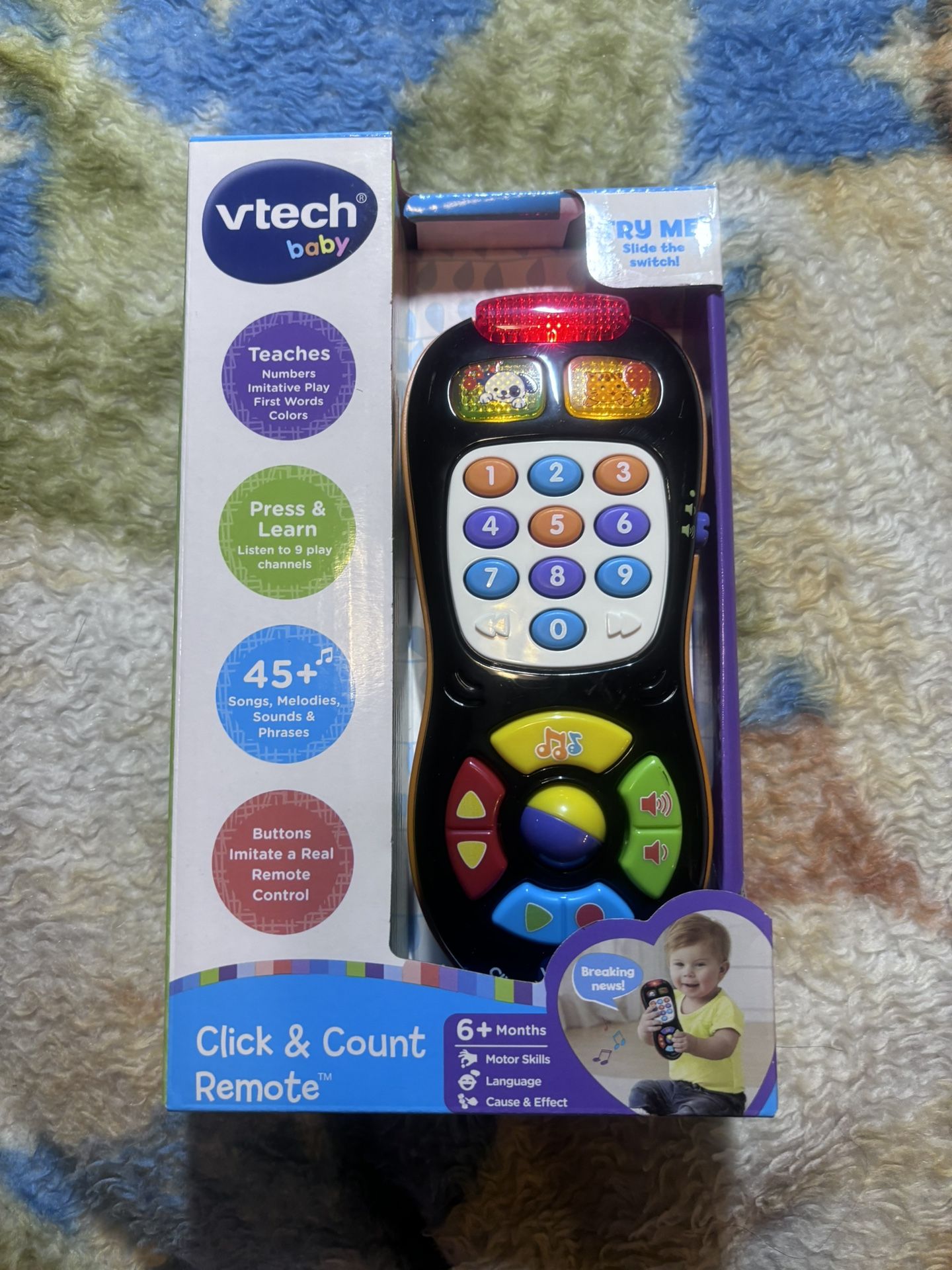 NEW~VTech Baby Click & Count Remote Baby and Toddler Toys