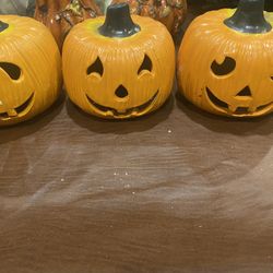 Ceramic Jack O Lanterns