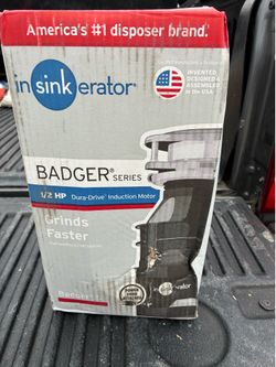 Insinkerator Badger 1/2 hp corded garbage disposal