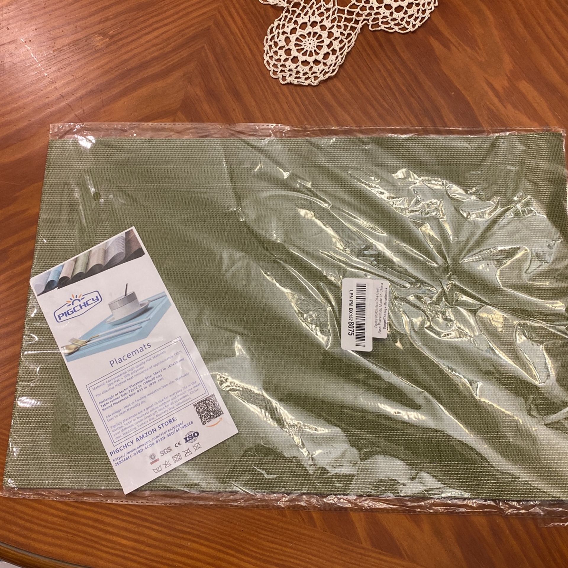 Green Placemats (pack of 6)