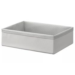 IKEA BAXNA Organizer, gray/white, 10 ¼x13 ½x4