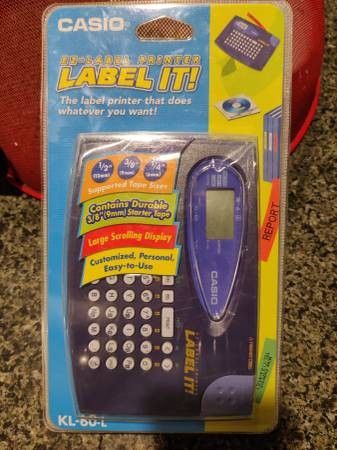 New Casio label printer. - $15