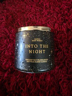 Bath and Body Works candle Into the Night