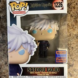 Satoru Gojo Jujutsu Kaisen Funko Pop 1(contact info removed) Wondercon Exclusive Share Sticker