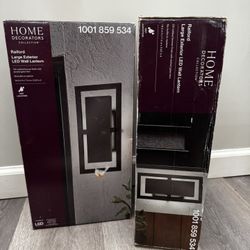 Railford 14.5 Inch 1 light Oil Rubbed Bronze Outdoor Integrated LED Wall Lantern Sconce