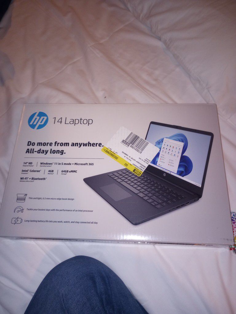 HP 14 Laptop Windows 11 In S Mode + Microsoft 365 