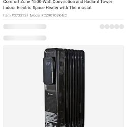 Comfort Zone Digital Heater