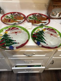 Fused Glass Plate Set