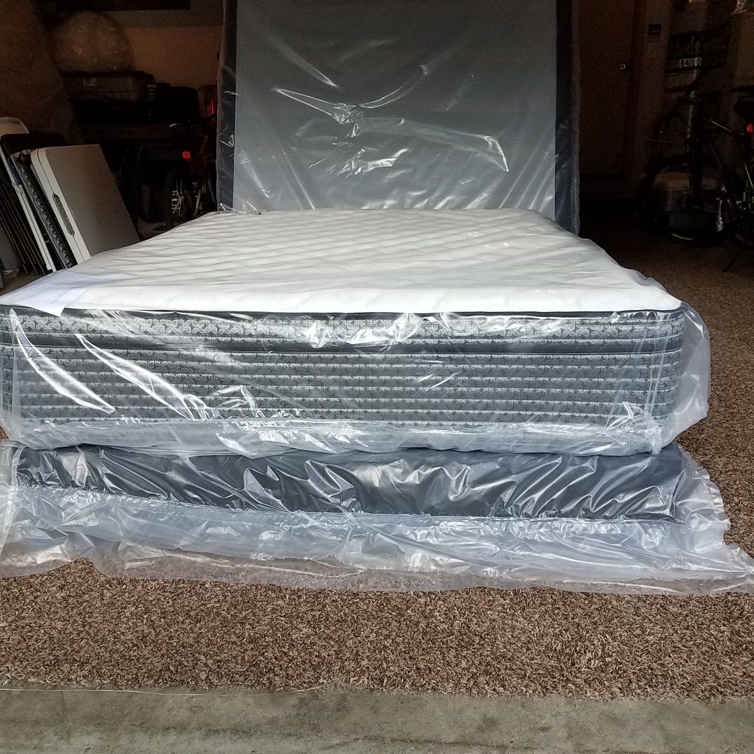 New full size mattress set