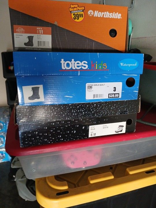 Snow Boots 3 Pairs