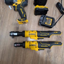 DeWalt 12 Volt Tools,2 Batteries, 1 Charger