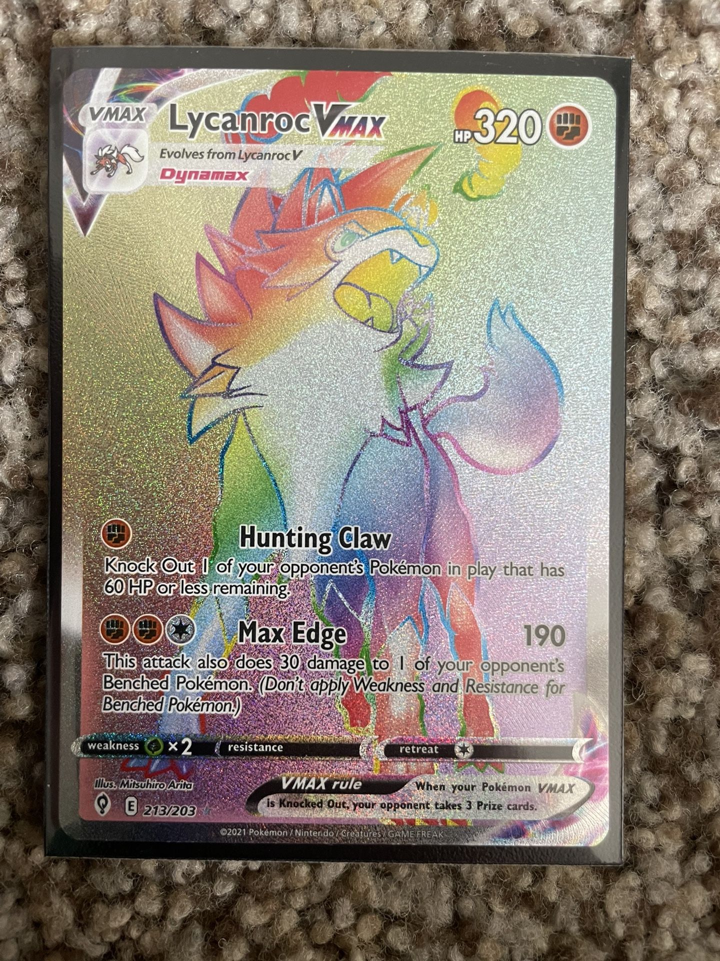 213/203 Lycanroc VMAX