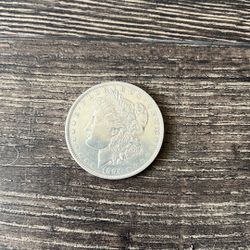 Circulated 1884 Morgan Silver Dollar 