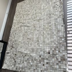 rug Handmade 100% genuine leather