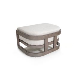 Sereno Patio Aluminum Ottoman With Cushions Brand New still in the box E741 no assembly required