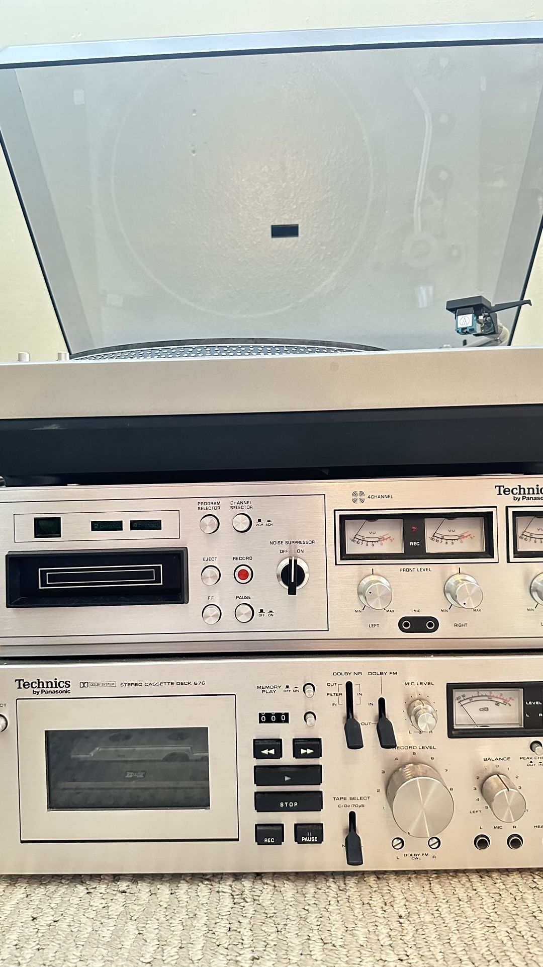 Technics By Panasonic 8 Track 4 Channel Recorder 858