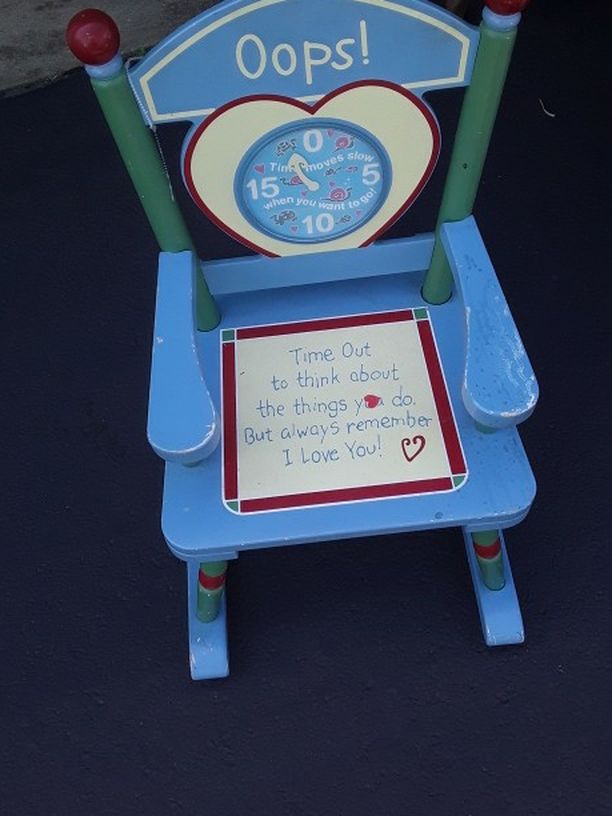 For Sale Time Out Chair Nice