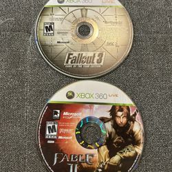 Fable II & Fallout 3 Xbox 360