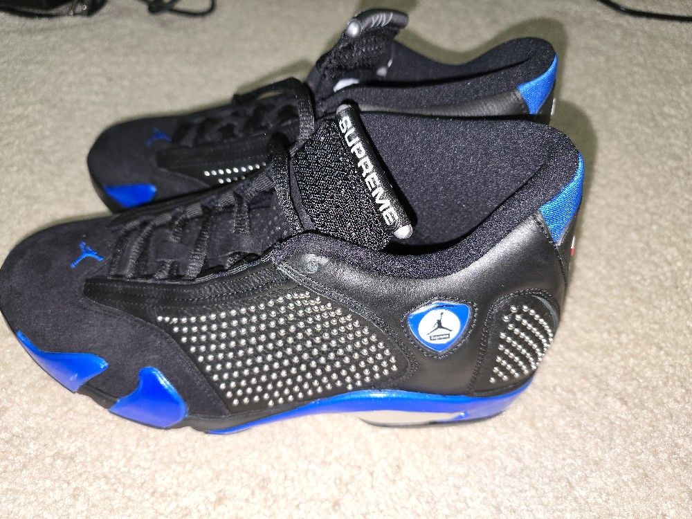 Supreme X Air Jordan 14 Retro Shoes