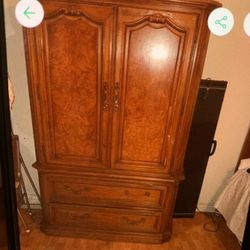 Wood Oak Antique Dresser