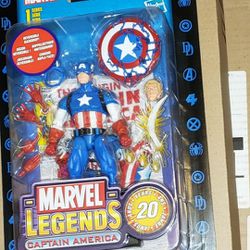Marvel legends Comics Captain America 20th Anniversary Toy Avengers Game Movie
