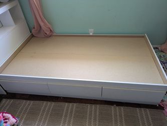 Twin storage bed