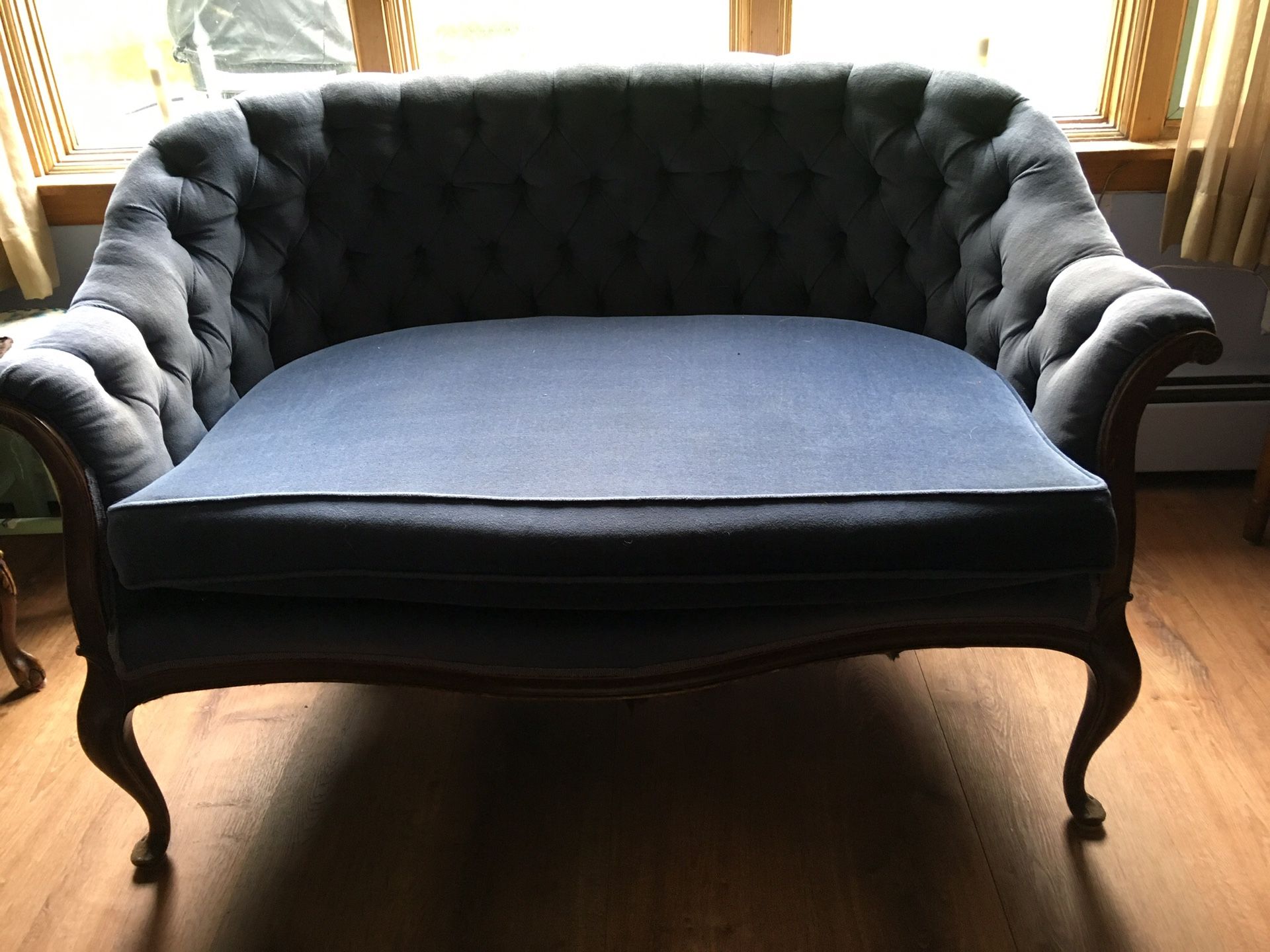 SOLD-Victorian settee-$130.00