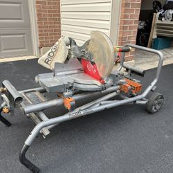 12 Inch Ridgid Miter Saw With Stand