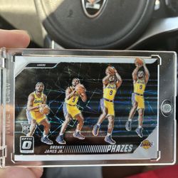 Super Rare Bronny James jr. Phazes Rookie Card #30 Holo