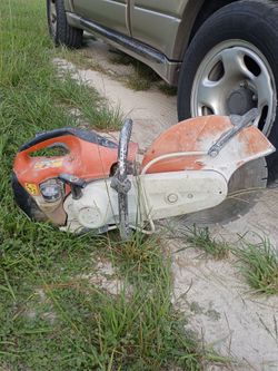 Stihl ts420 concrete saw