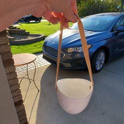 Glass Flower Hanging Pocket