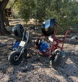 2 built mini bikes