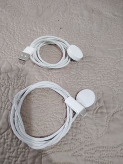 Apple Watch Magnetic Charging Cables –usb and c kind$20 each