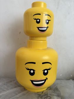 Lego Head Storage 2 Piece