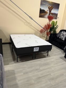 ✨ Brand New Mattress + Platform Bed Frame