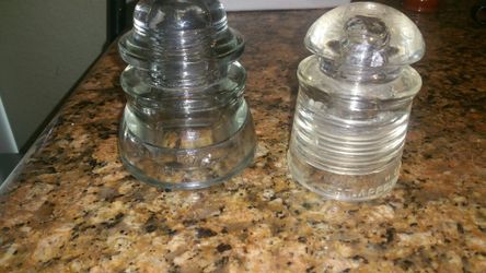 Antique Glass insulaters