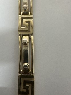 Gold Bracelet 14k And 8 Inch ,8mm  #30886