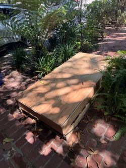 Free six foot wooden crate