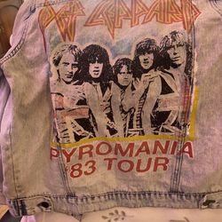Rock N Roll Def Leppard Medium Size jacket 